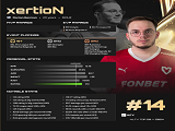 HLTV 2024年度最佳选手TOP14：xertioN