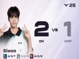 LCK：Siwoo杰斯全程发力    DK鏖战三局2比1击败DNF！